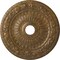 Ekena Millwork Bellona Ceiling Medallion (Canopies up to 3 5/8"), 23 5/8"OD x 3 5/8"ID x 1 1/8"P, Rubbed Bronze CM23BERZS - alternate 1